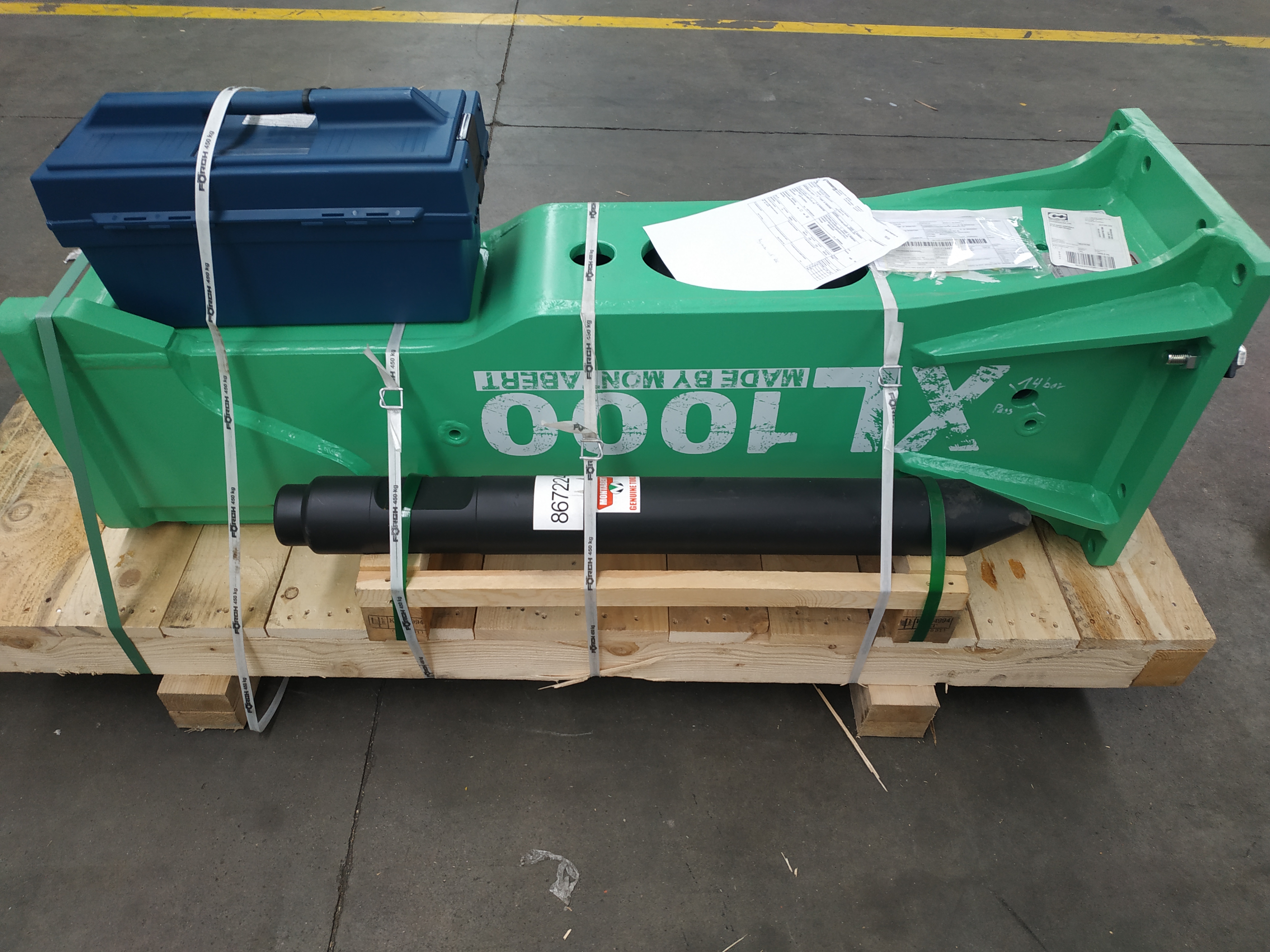 MARTELO HIDRÁULICO MONTABERT XL1000