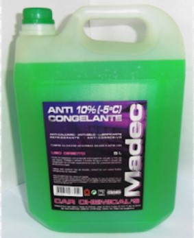 ANTICONGELANTE 10% -5Cº  5L (VERDE)