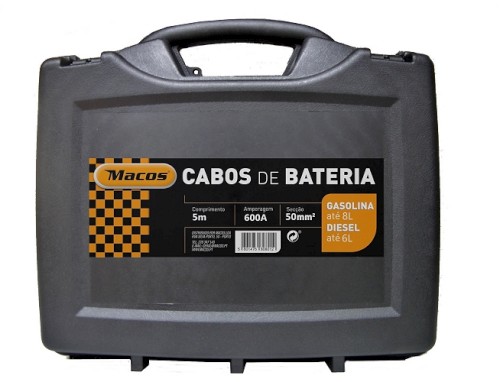 CABOS BATERIA 600amp 5M