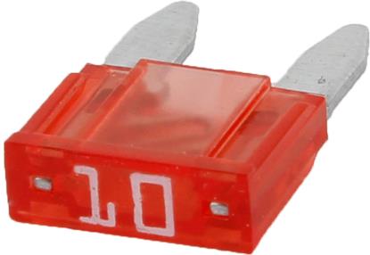 FUSIVEL MINI FICHA 10A VERMELHO