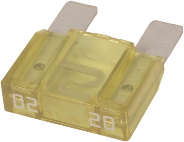FUSIVEL MINI FICHA 20A AMARELO